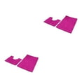 thumbnail image 1 of kurtrusly 1/2/3 Polyester Chenille Rug Carpet With Soft Texture Good Stepping Feeling And Strong Grip Prompt Rose Red 50*80+50*50 2PCS, 1 of 6