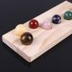 thumbnail image 5 of 7x Bolas de Cristal Hechas a Mano con Base de Madera Figuras Colectivas para, 5 of 8