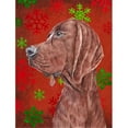 thumbnail image 1 of Carolines Treasures SC9755GF Redbone Flocons de Neige Rouges Drapeau de Vacances Jardin Taille, 1 of 3
