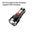 thumbnail image 2 of Outdoors USB Rechargeable Torch Solar Rechargeable Power Display Lamp Handheld Camping Lantern Hiking Flashlight, 2 of 7