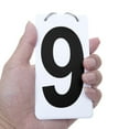 thumbnail image 3 of GOGO 6 Sets Plastic Tennis Score Black Cards, 2.5 x 5 Inch, White Number 0-9 Double Sides, 3 of 8