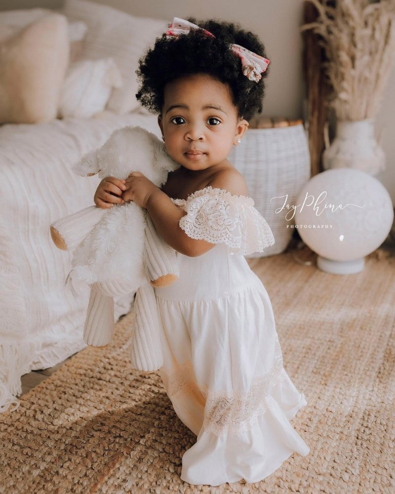 Clara Cotton & Lace Flutter Maxi Dress Vanilla Cream