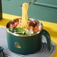 thumbnail image 1 of Tapa de tazón de fideos de acero inoxidable 900 ml para dormitorio de estudiantes ANGGREK Otros, 1 of 8