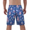 thumbnail image 3 of NICKSUN Men's Swim Trunks, Cute Print Quick Dry Summer Board Beach Shorts with Mesh Lining and Pockets, 3 of 6