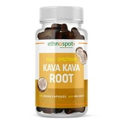 Full Spectrum Kava Kava Root Capsules - Promotes Relaxation & Improved Mood - Calms The Mind & Body - All Natural Kava Kava Extract Blend - Enhanced Alkaloid Profile - All Natural - 125 Vegan Capsules