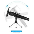 thumbnail image 5 of Mini Desktop Microphone Stand + Shock Mount Mic Holder + Pop Filter Kit for Studio Recording Online Broadcasting Chatting Singing Meeting, 5 of 6