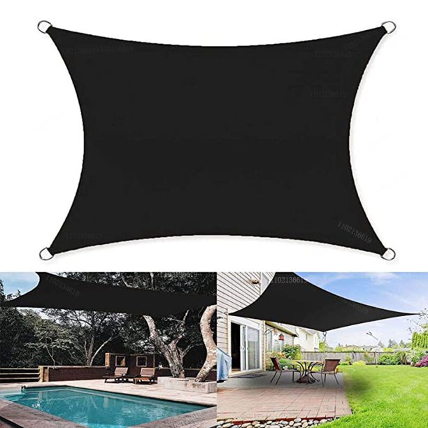 Toldo impermeable para exteriores, vela de sombra para jardín, patio, coche, lona rectangular para piscina