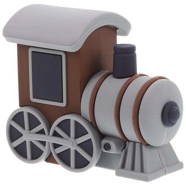 CIMAXIC Décorations de Gâteau d'Anniversaire Train Jouet Mini Train Modèle Rail de Circulation Décorations de Fête d'Anniversaire pour Garçon, 3.15"X2.56"X1.5"