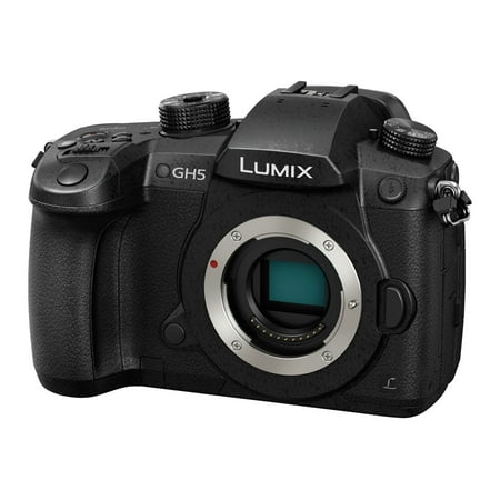 Panasonic Lumix G DC-GH5 - Digital camera - mirrorless - 20.3 MP - Four Thirds - 4K / 24 fps - body only - Wi-Fi, Bluetooth - black