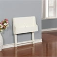 thumbnail image 5 of Riverbay Furniture Bureau Pliant Blanc, 5 of 5