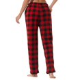 thumbnail image 5 of LANBAOSI Womens Pajama Pants Soft Fleece Plaid PJ Bottoms For Women with Pockets Loungewear Size M, 5 of 8