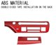 thumbnail image 5 of Car Central Control Trim Panel Frame for 2024+ Car Multi-Function Button Trim Panel Red, 5 of 5