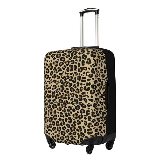 Gukieu Leopard Print-1 Print Suitcase Protective Cover, Elastic Zipper Buckle Suitcase Protective Cover, Suitable for Travel, Business Trip-Small