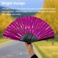 thumbnail image 2 of QIUYIFP Boots On The Ground Hand Fan, Line Dance Popping Fan, Line Dancing Fans That Make Sounds, Hand Fan Foldable Line Dance, Large Handheld Fans for Line Dancing (Green), 2 of 6
