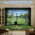 thumbnail image 5 of Golf Simulator Enclosure with Upgraded Impact Screen – 14x8.5ft Professional Indoor Golf Hitting Net System for Home Practice, Premium Durable Material, Easy Assembly, 5 of 12