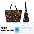 thumbnail image 4 of Disketp Sweet Red Cherry Bolsa de Playa de Gran Capacidad, Bolso Impermeable y a Prueba de Arena para Mujer, Ideal para Playa, Piscina y Natación, 4 of 7