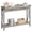 25 Years Grey, variant on Farmhouse Grey Console Table – 43" Wooden Entryway Sofa Table with Rattan Drawers and Storage Shelf – Narrow Hallway Accent Table for Living Room, Hallway, Foyer – 25 Years Grey