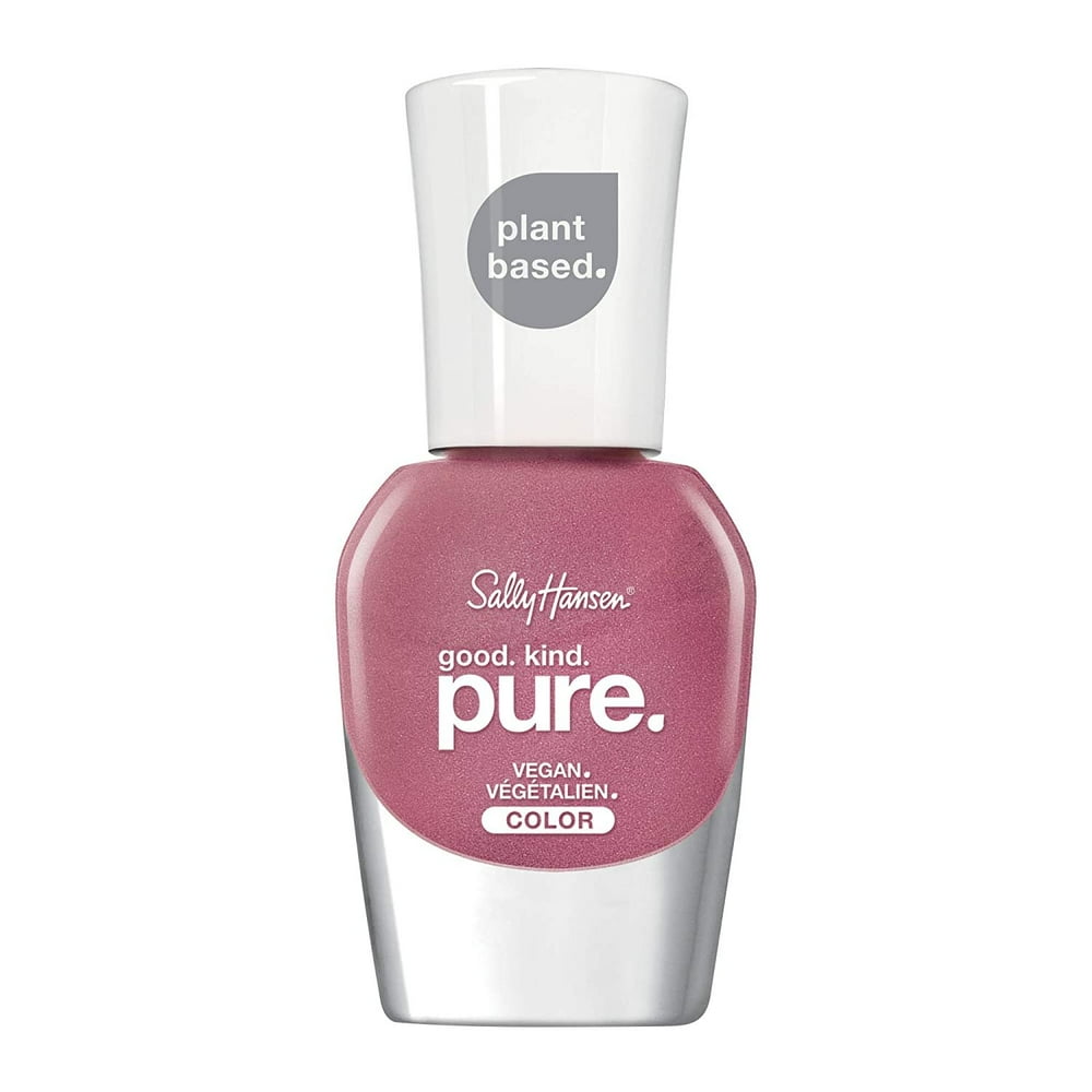 Sally Hansen Pure Vegan Nail Polish, Pink Sapphire (Pack of 3