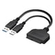 thumbnail image 1 of Cable convertidor 2 en 1 SATA a USB 3.0 para disco duro externo, adaptador universal de transferencia de datos para disco duro de 2,5 pulgadas (negro), 1 of 6
