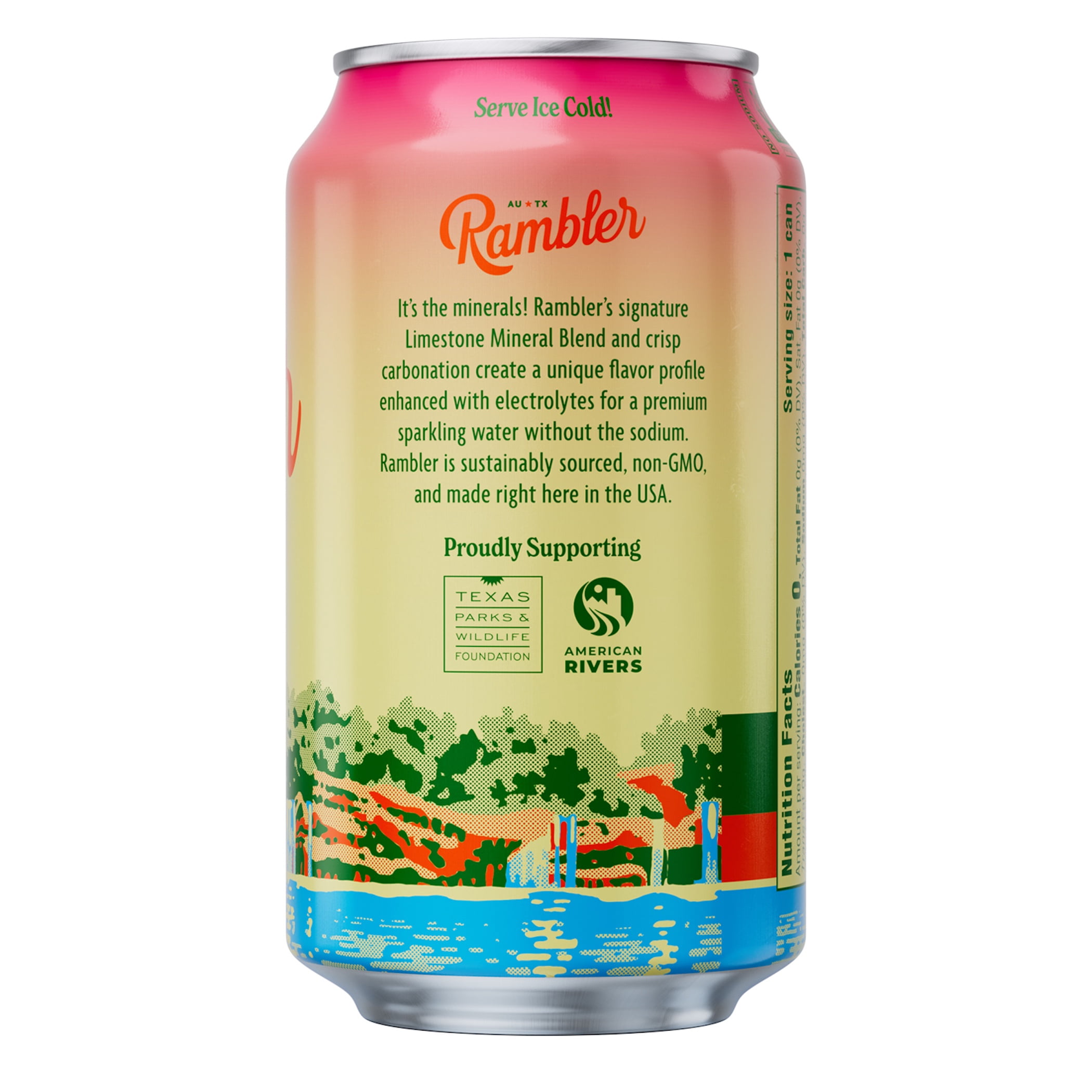 Rambler Wild Cherry Sparkling Water 8 - 12 fl oz Cans