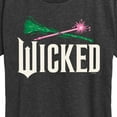thumbnail image 3 of Wicked: Part 2 -  Wand And Broomstick Logo - Women's Short Sleeve Graphic T-Shirt, 3 of 5