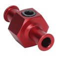 thumbnail image 4 of Raccord T de Pression de Carburant, Orifice de Tuyau Haute Résistance de 3/8 Po pour Automobile Rouge, 4 of 8