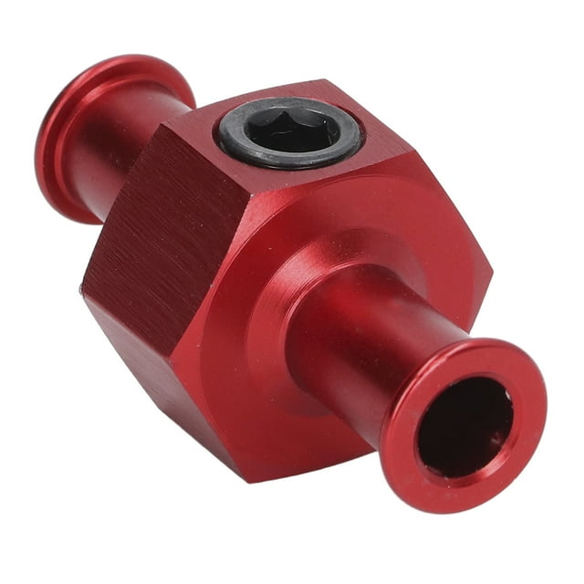 Raccord de Pression de Carburant, Haute Résistance Port de Tuyau 3/8 Po Résistance à l'Usure Universel pour Automobile Noir, Rouge