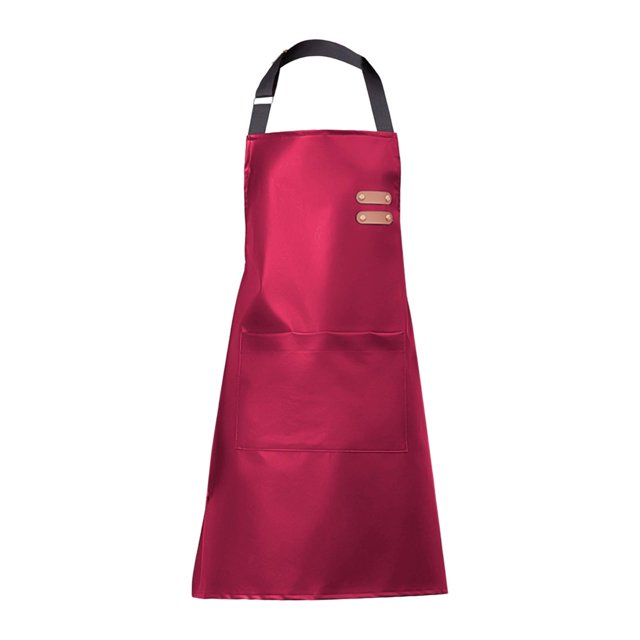 Delantales Unisex Delantal Impermeable Resistente a Las de Agua con Bolsillo Dibujo Delantal Babero Delantal Delantal para Pintar Bricol Rojo BLESIY Delantal para adultos
