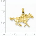 thumbnail image 2 of Beautiful 14k Jockey on Horse Pendant, 2 of 2