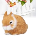 thumbnail image 1 of Miniature Lapins en Peluche Doux Confortables Stables Poupée en Peluche pour Décoration de Table, 1 of 7