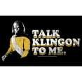 thumbnail image 2 of Men's Star Trek: The Next Generation Worf Talk Klingon to Me  Graphic Tee Black 2X Large, 2 of 5
