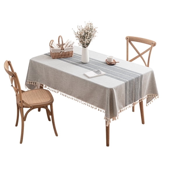 Mantel Wosthever transpirable y de fácil cuidado gris 135*240 cm