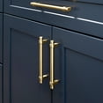 thumbnail image 5 of Design House 5-Pack Emery 3 3/4" Center to Center Drawer or Cabinet Pulls, Satin Gold, 5 of 15