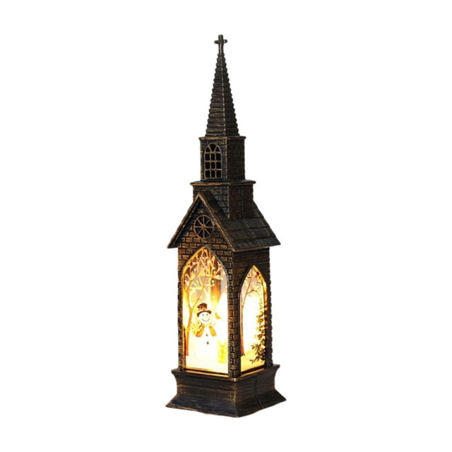 Christmas Night Light Plug In House Shaped Decorative Lamp With Glowing Lights For Home Holiday Decor