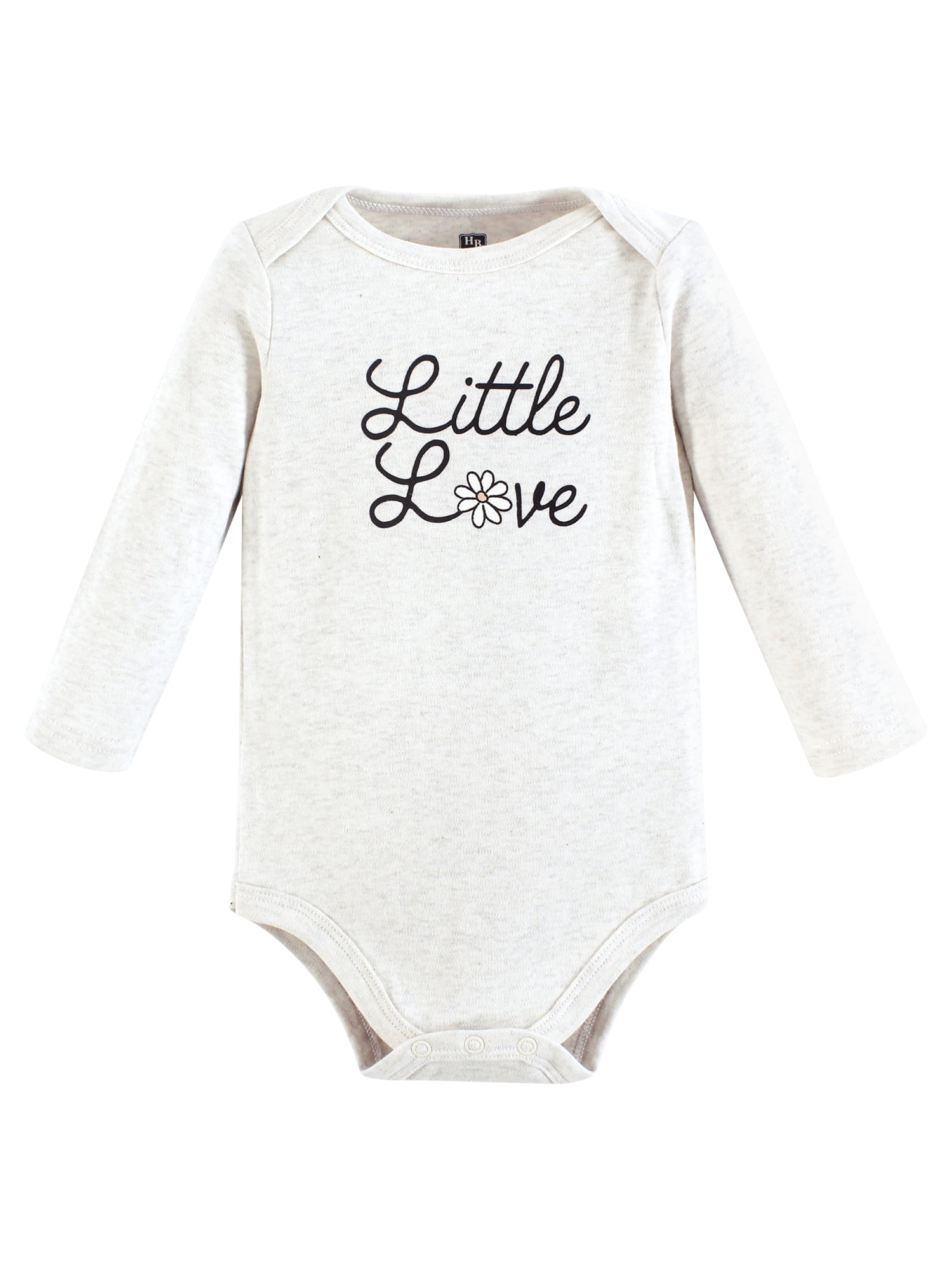 Hudson Baby Cotton Long-Sleeve Bodysuits, 5-Pack, Newborn- 24 Months