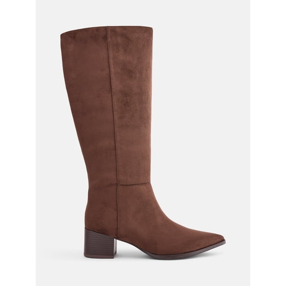 Scenario Women's Tall Block Heel Boots