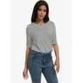 thumbnail image 3 of Women's Casual Half Sleeve T-Shirt - Relaxed Fit Basic Top, Soft Breathable, Everyday Wear (Size S-XXL), 3 of 6