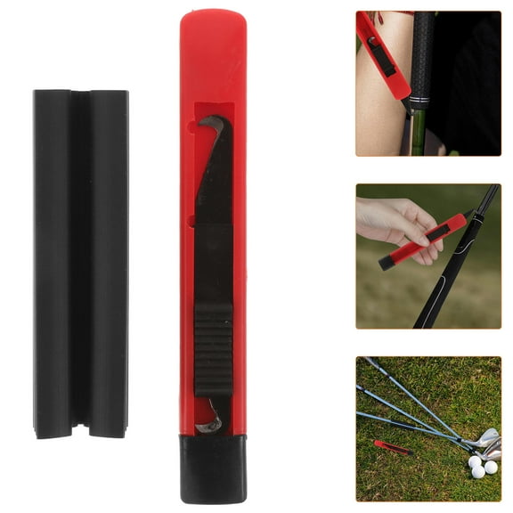MLINS Golf Club Regripping Kit with Rubber Holder and Hook Knife for Repair Assorted Color 1 Set