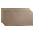 thumbnail image 1 of FASÄDE Border Fill Decorative Vinyl 2ft x 4ft Glue Up Ceiling Panel in Brushed Nickel(5 Pack), 1 of 5