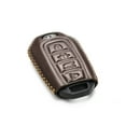 thumbnail image 3 of Vitodeco Leather Smart Key Fob Case Compatible for Infiniti QX60, QX50, Q50, Q60, QX55 (5-Button, Black/Red), 3 of 5