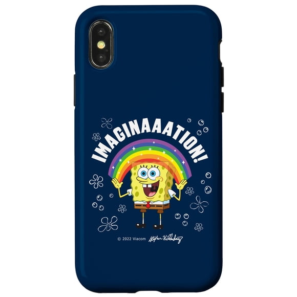 Funda de teléfono de Bob Esponja ¡Imaginación! para iPhone X/XS