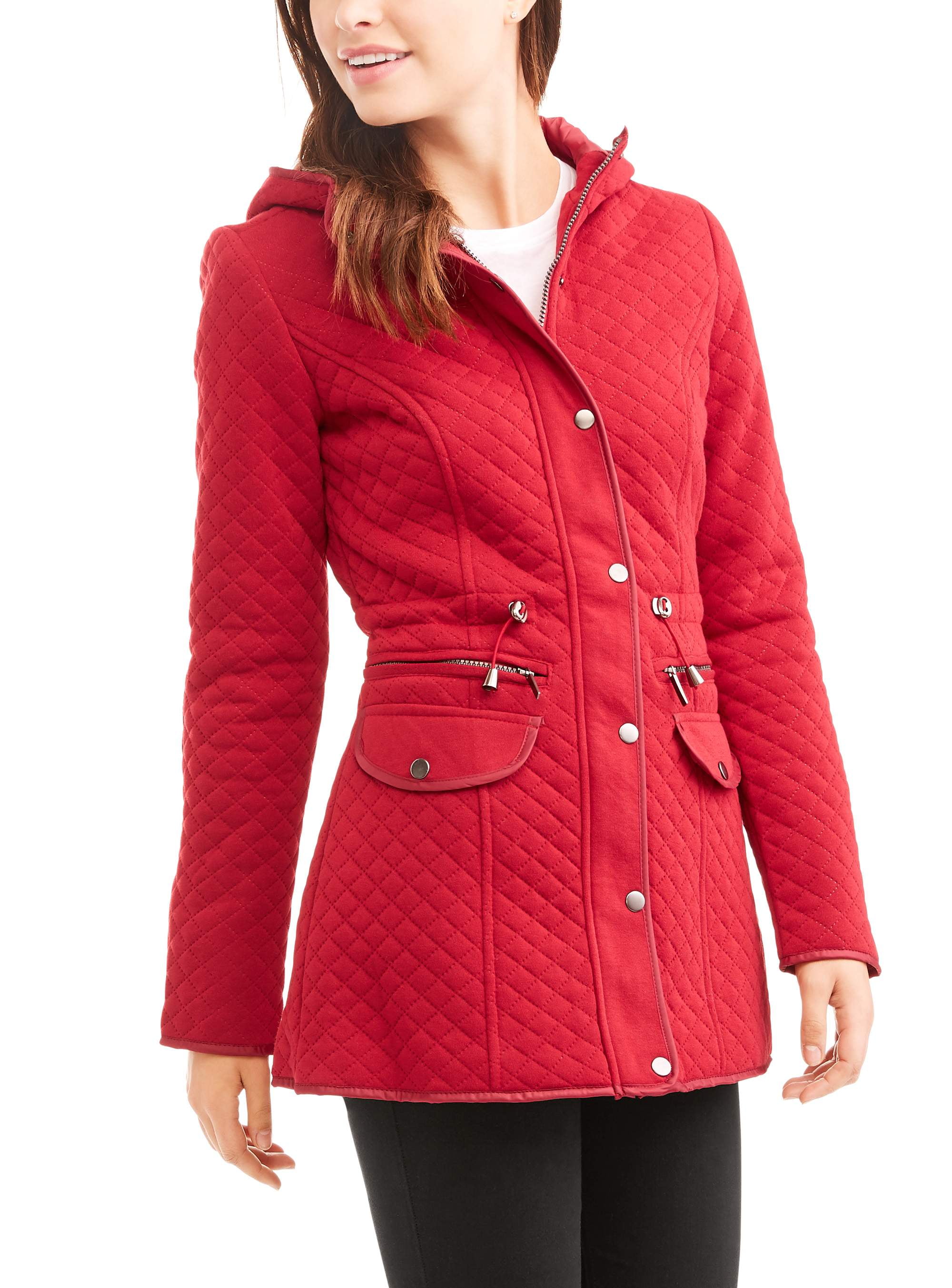 women's quilted fleece jacket
