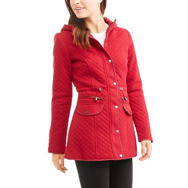 women's quilted fleece jacket