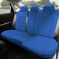 thumbnail image 1 of For 2019-2024 Kia Forte FH Group Neoprene Custom Fit Waterproof Car Seat Covers - Rear Set Solid Blue, 1 of 6