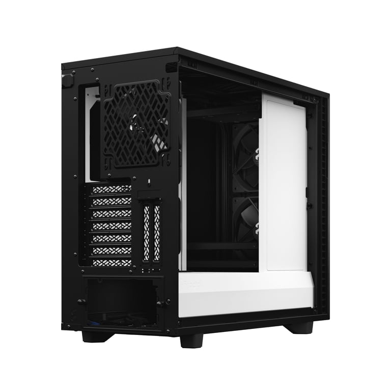 Fractal Design Define 7 Black/White TG Clear Tint - Walmart.com