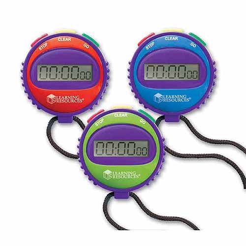 Learning Resources Simple Stopwatch Easy to Use Stopwatch for