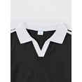 thumbnail image 4 of PureChapter Girls' Clothing Sets Short Sleeve Polo Crop Tops Slit Maxi Skirt Cotton 2 Piece Casual Girls Summer Outfits, 4 of 9