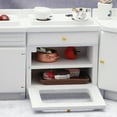 thumbnail image 3 of Joernso Dollhouse Cabinet Realistic Decoration Wooden 1/12 Scale Doll House Kitchen Cupboard Micro Scene Model for Household, 3 of 8