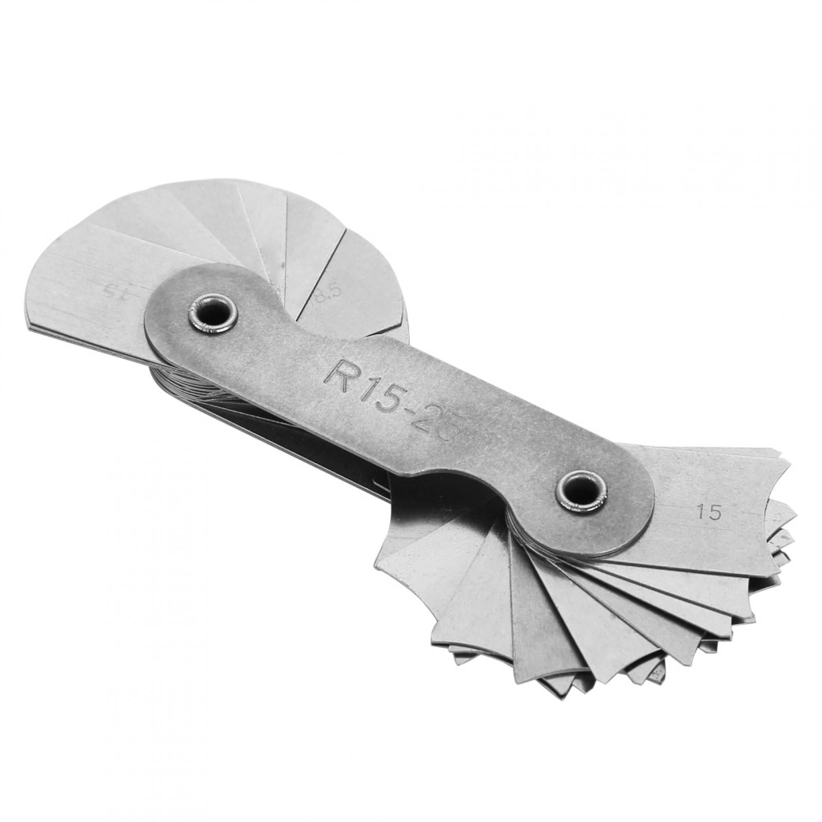 Spptty Concave Gauge,Stainless Steel Radius Fillet Gauge External