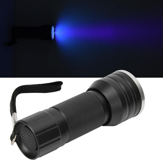 LAFGUR Ultra Violet Light LED Flashlight, UV Light, Fluorescent Ink Outdoor Activities Cracked Glassware For Mobile Phone Repair